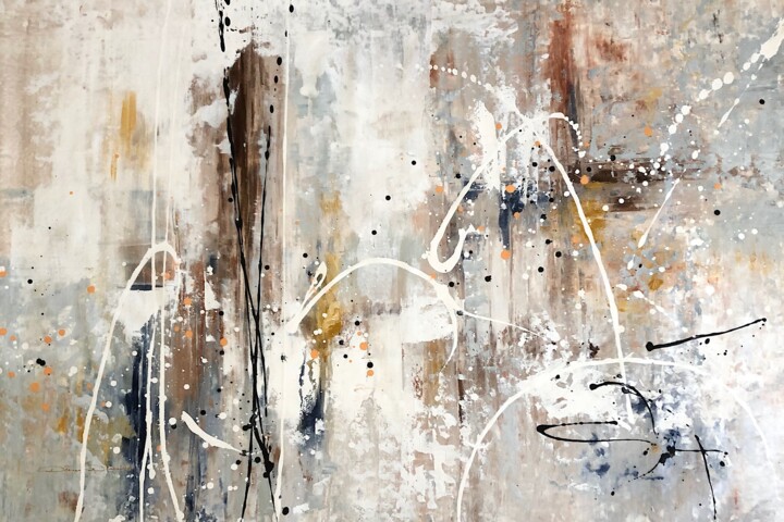 Peinture intitulée "Sweet cocooning" par Dam Domido, Œuvre d'art originale, Acrylique
