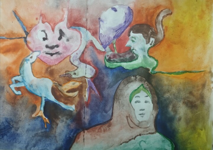 绘画,  11.7x16.5 in 