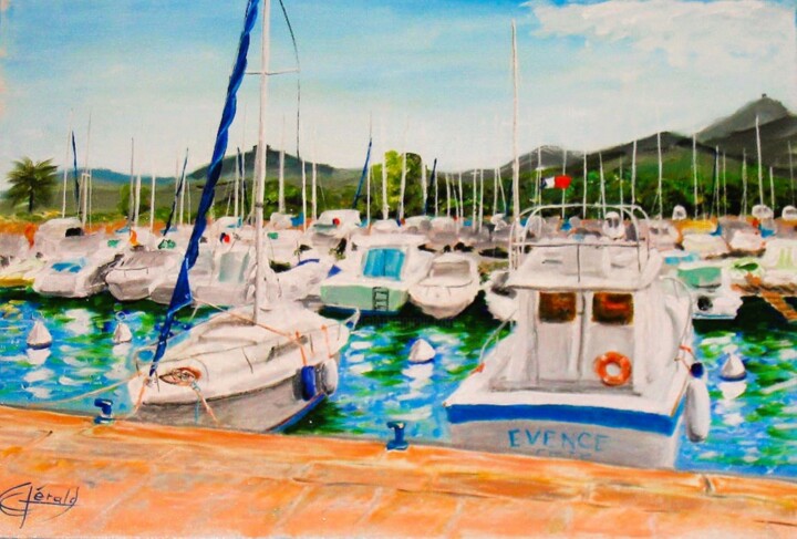 Painting,  18.1x21.7 in 