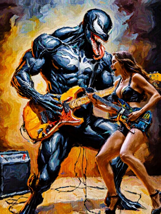 "Venom: Going Metal" 数字艺术