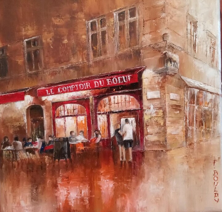 Lyon Place neuve Malarstwo, 11,8x11,8 in