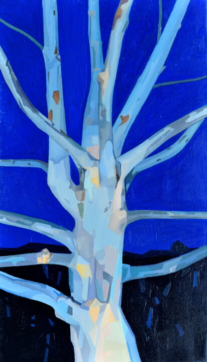 Série : Les arbres - 2ème tableau Tablo, 31,5x15,8 in