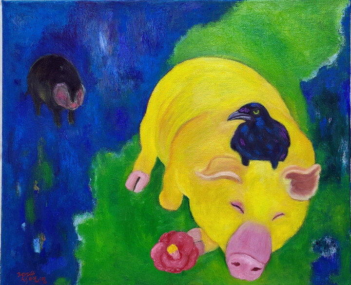 绘画,  15x18.1 in 