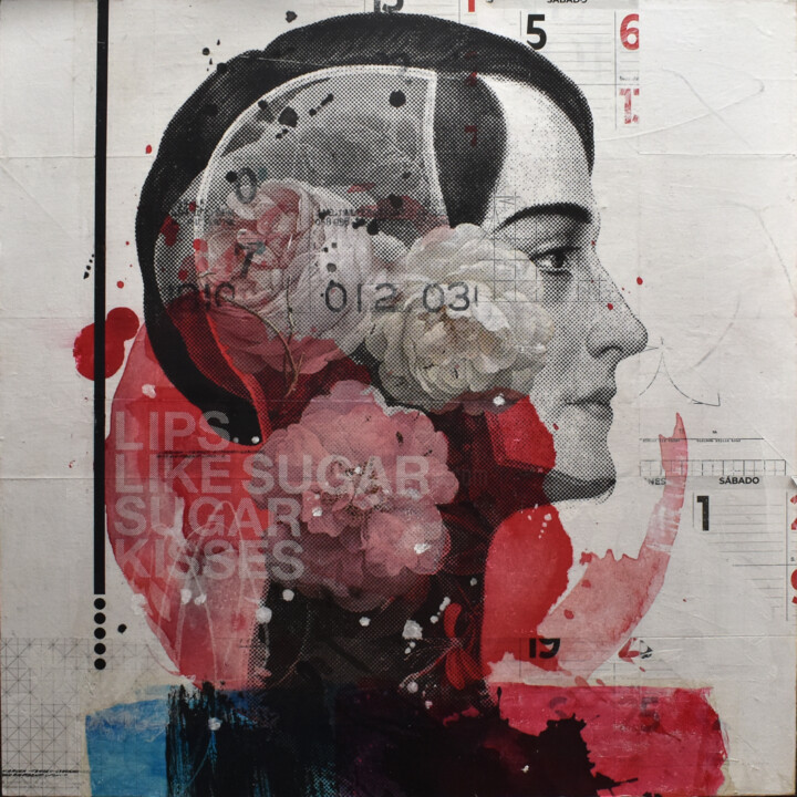 Collages,  19,7x19,7 in 