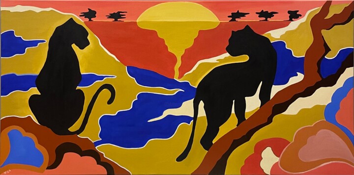 绘画,  19.7x39.4 in 