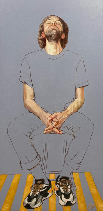 En Pleine Conscience 绘画, 39.4x19.7 in