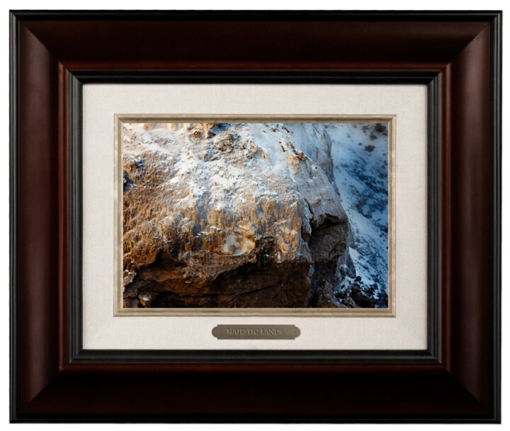 Work presented framed