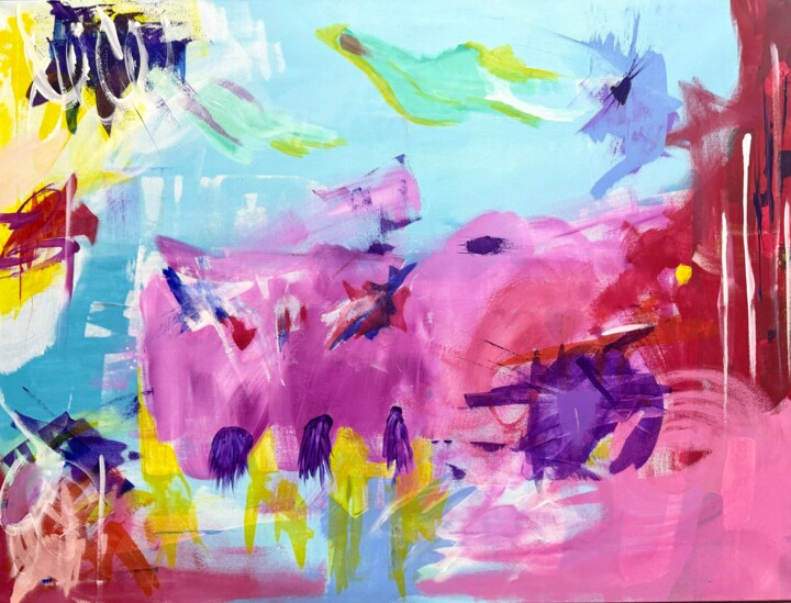 Intense Collaboration Schilderij, 30x40 in