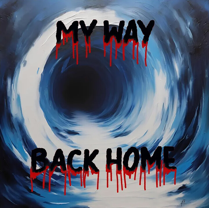 My Way Back Home 绘画, 39.4x39.4 in