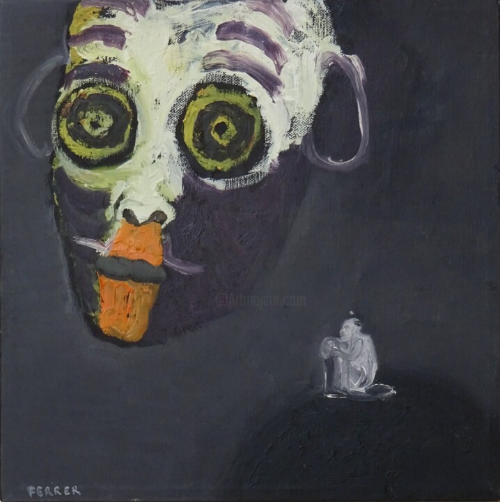 NIGHT SPIRIT 绘画, 11.8x11.8 in