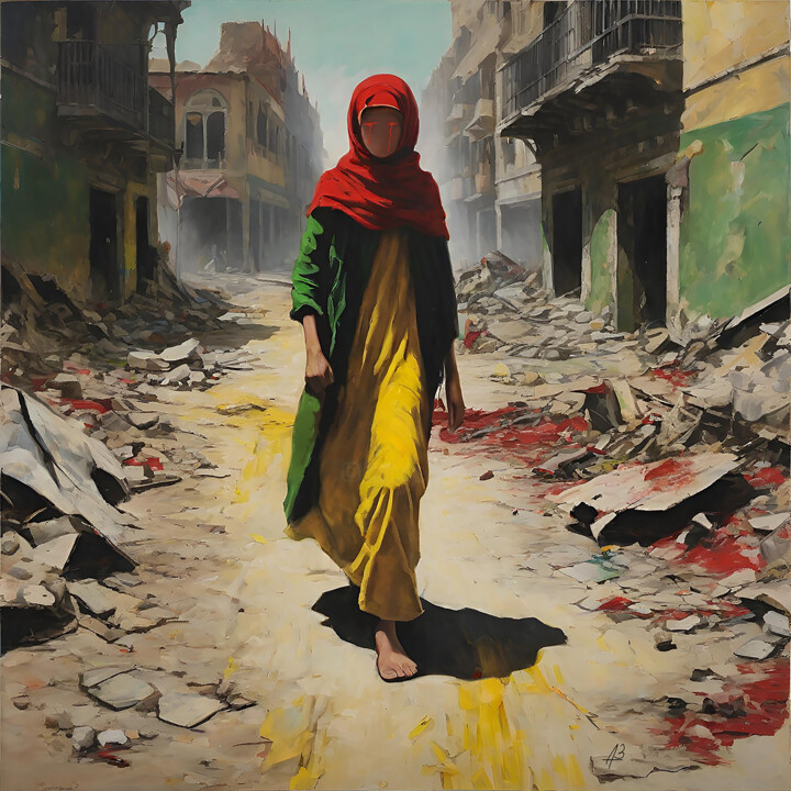 Fashion Week 绘画, 39.4x39.4 in