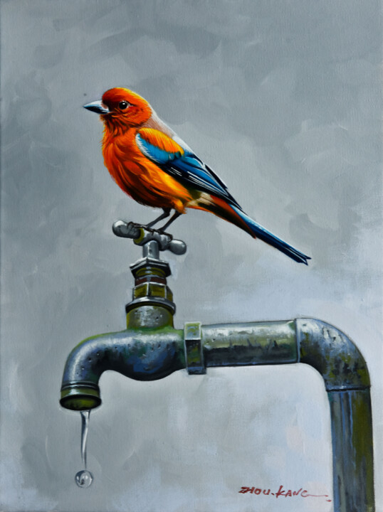bird 4 绘画, 16x12 in