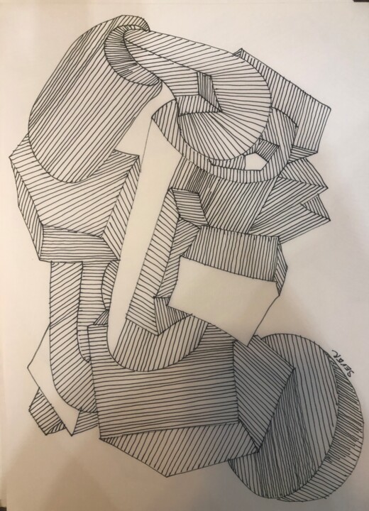 图画,  15.8x15.8 in 
