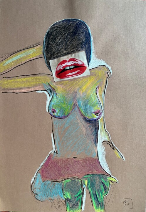 W#22 / Lipstick 图画, 23.6x16.5 in
