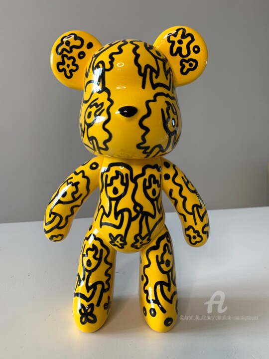 Marcel - jaune 雕塑, 9.1x5.5 in