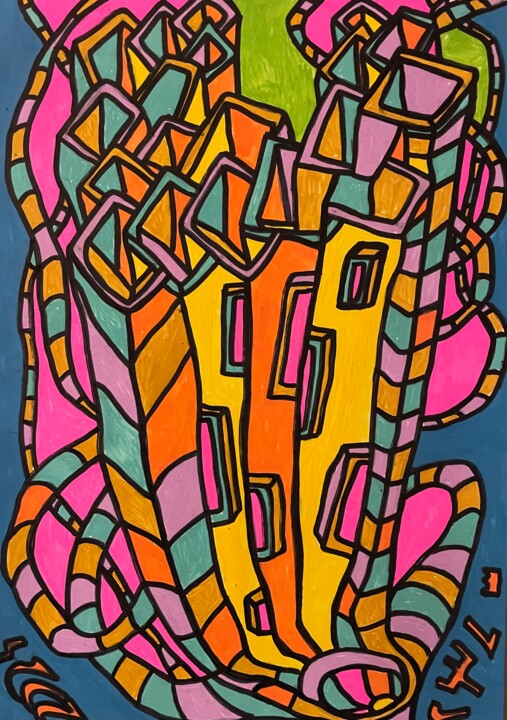 图画,  11.7x8.3 in 