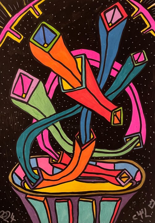 图画,  11.7x8.3 in 