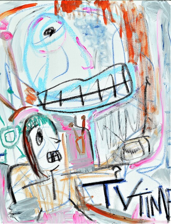 TV Time 绘画, 20x16 in