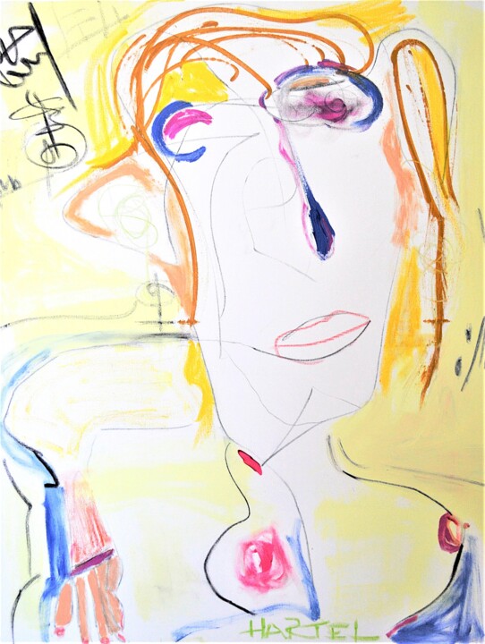Strumming (Imperfections) 绘画, 38x26 in