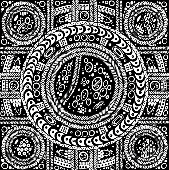 绘画,  7.9x7.9 in 