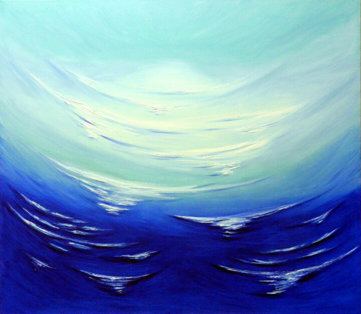 Abstract №10. From the depths to the light 绘画, 27.6x31.5 in