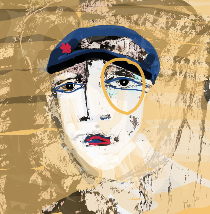Regard 2024 imprimé sur PVC 绘画, 21.8x21.4 in