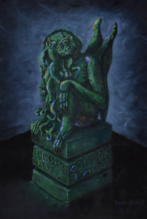 Cthulhu Fetish 绘画, 23.3x15.8 in
