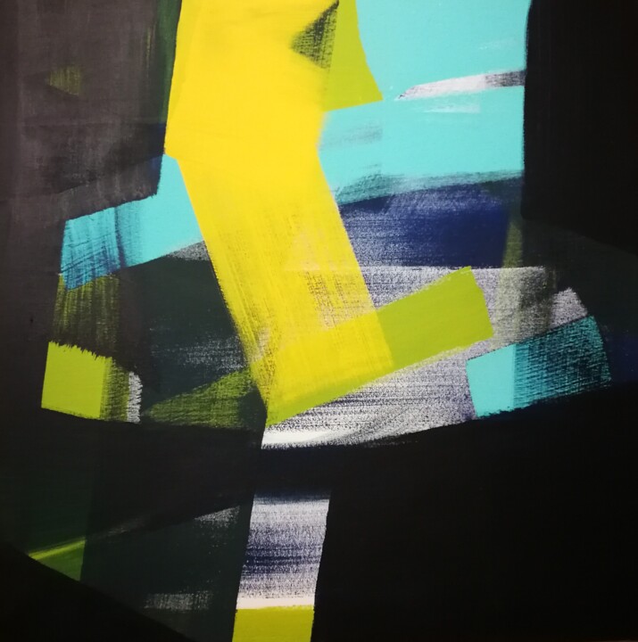 Solo una stella ma c'è 绘画, 27.6x27.6 in