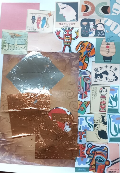 Collages,  13.8x9.5 in 