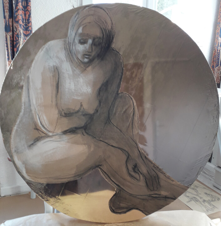 Tondo Marie 绘画, 23.6x23.6 in