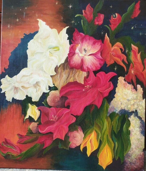"August" 绘画, 27.6x23.6 in