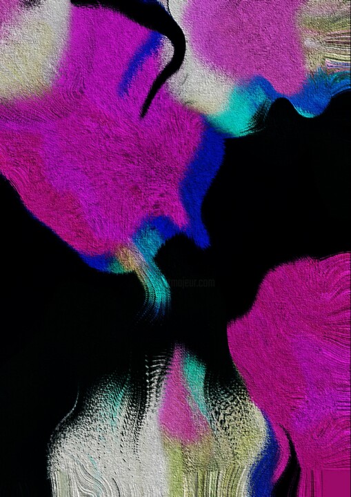 Cc18 (collection couleurs) 数字艺术, 17.7x12.6 in