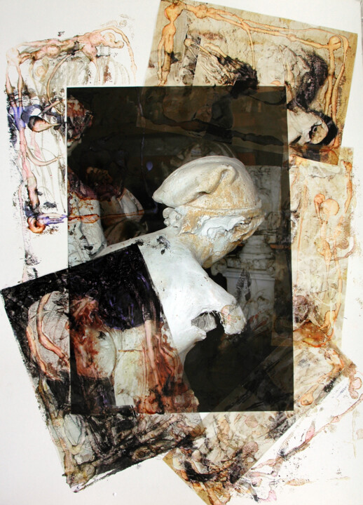 Le paradis 14 绘画, 27.6x19.7 in