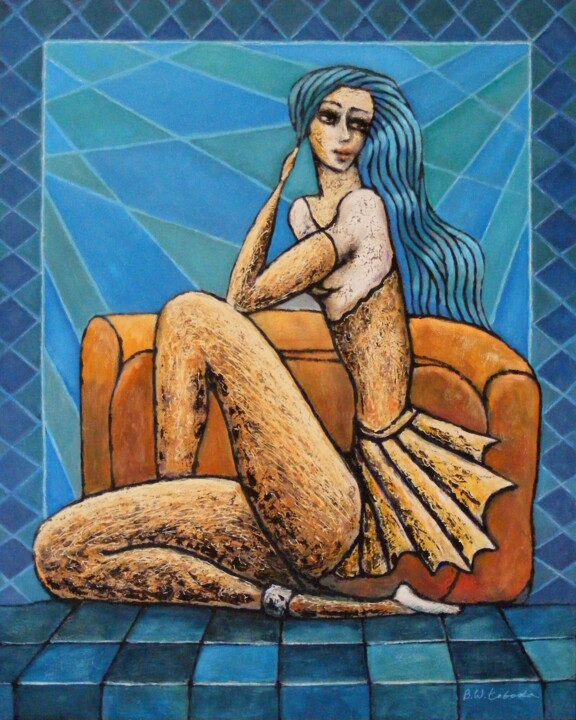 Baletnica przed fotelem 4 绘画, 39.4x31.5 in