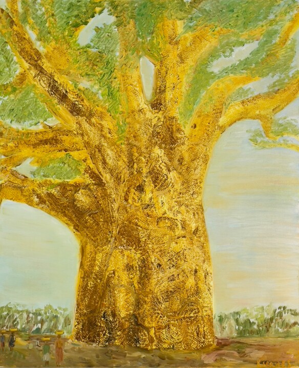 Tree of life 绘画, 21.7x17.7 in