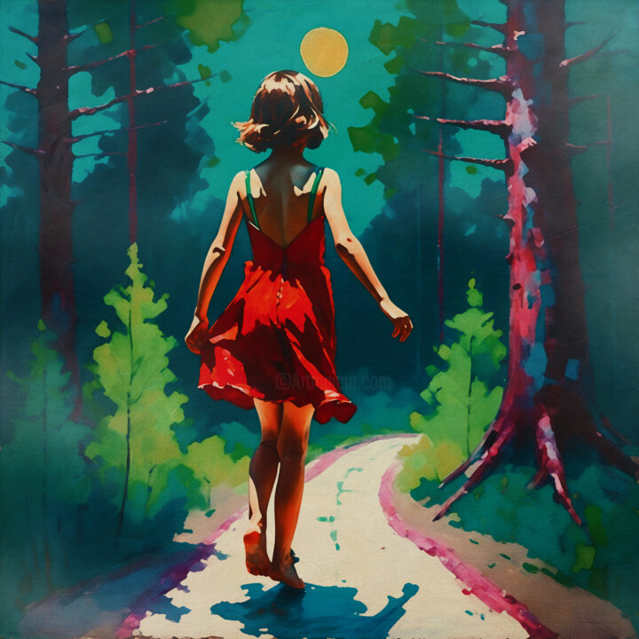 Peinture intitulée "Bravely through the…" par Jan Keteleer, Œuvre d'art originale, Peinture numérique