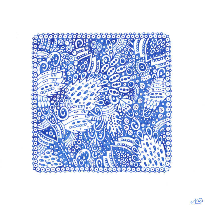 Schilderij,  8x8 in 