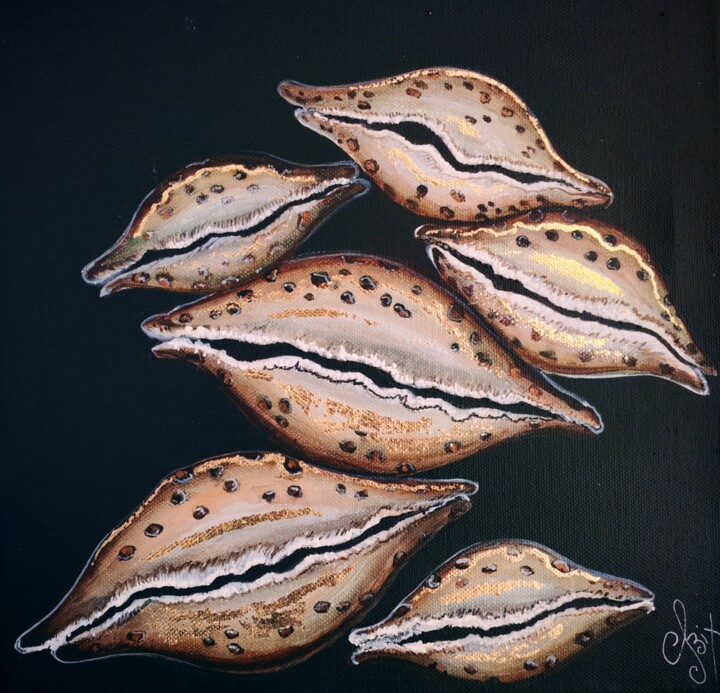 Baby collection "coquillage" 绘画, 15.4x15.4 in
