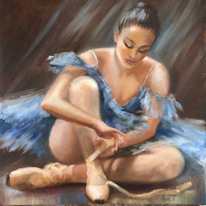 Before going on stage 绘画, 19.7x19.7 in