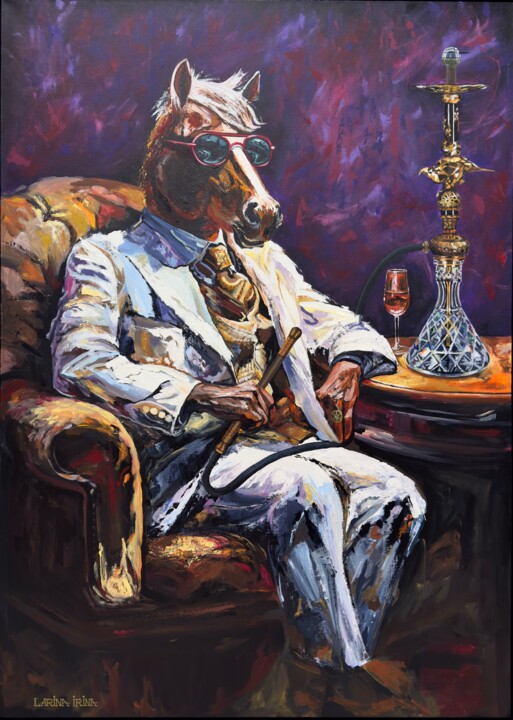 Investor 绘画, 55.1x39.4 in
