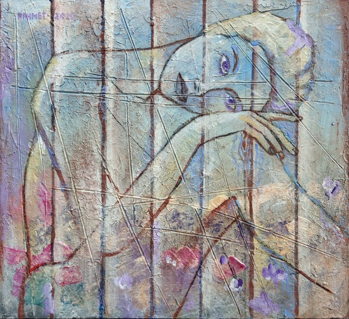 All Lilac 绘画, 12.6x13.8 in