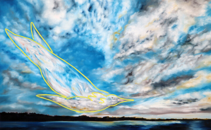 Colibri 绘画, 35.4x65 in