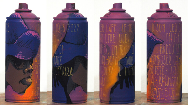 Badou Dijon 雕塑, 7.3x2.6 in