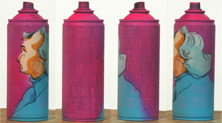 Francine Annonay 雕塑, 7.3x2.6 in