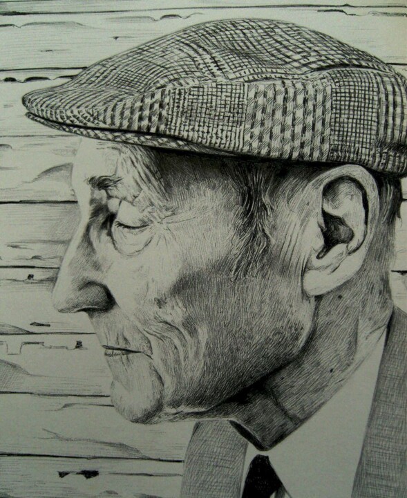 William S. Burroughs 图画, 11.8x8.3 in
