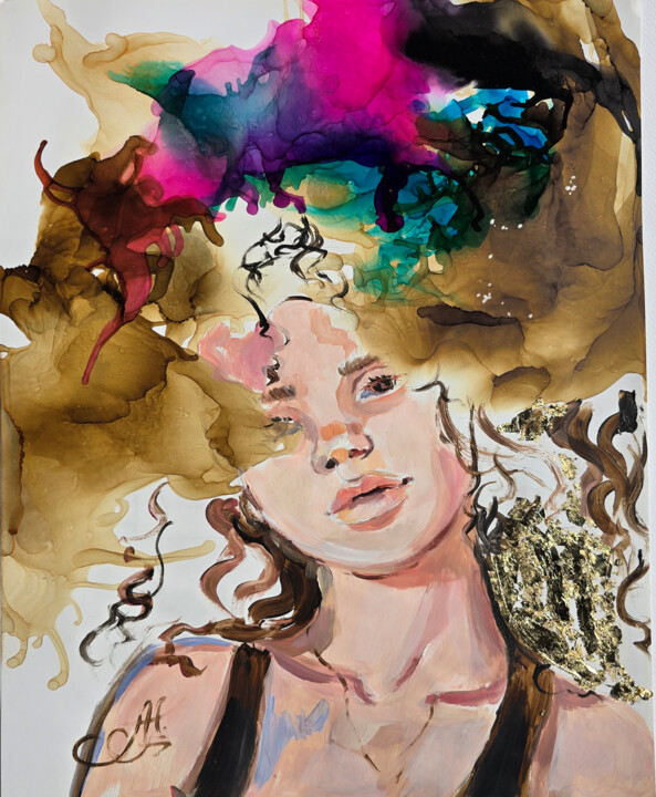 绘画,  23.6x19.7 in 