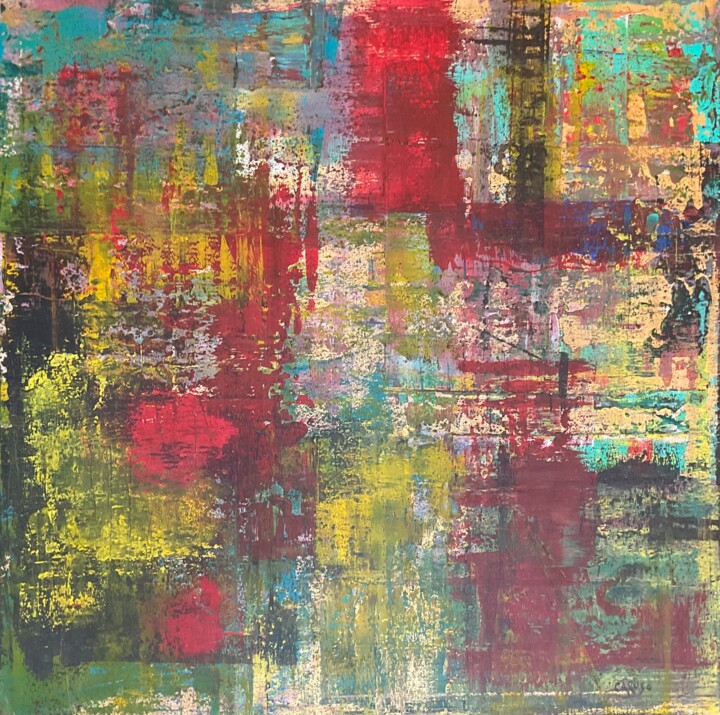 Unit #1731 “Morning on Bondi Beach” 绘画, 36x36 in