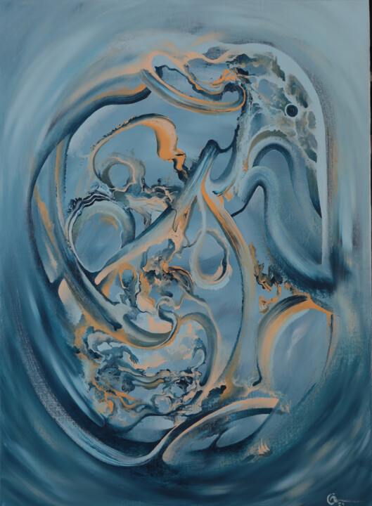 Pélican 绘画, 39.4x28.7 in