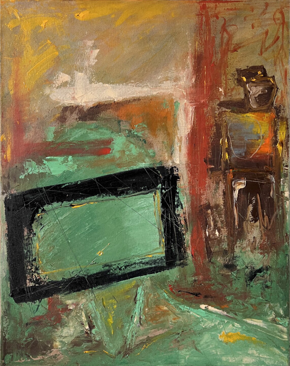 不要动Don't move 绘画, 19.7x15.8 in