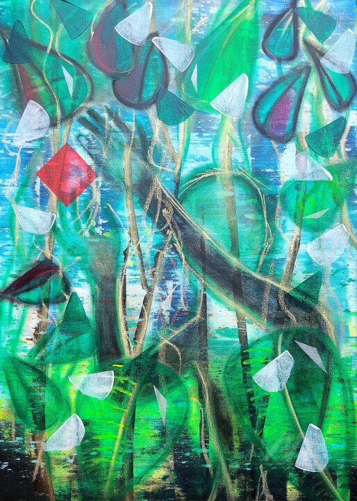 La connaissance 绘画, 27.6x19.7 in
